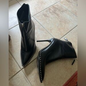Alexander wang studded boot heels